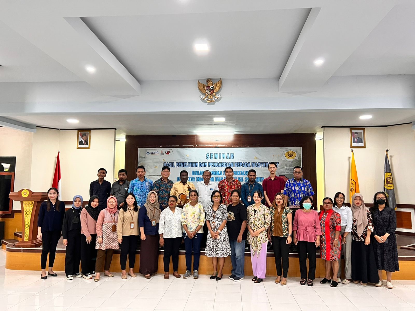 Seminar Hasil Penelitian dan Pengabdian Kepada Masyarakat dalam Rangka Dies Natalis Fakultas Ekonomi dan Bisnis Universitas Cenderawasih Ke-29 Tahun.