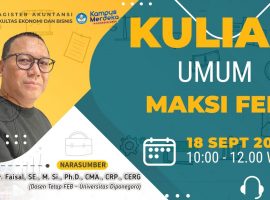 Kuliah Umum Invitation dengan Tema How to Develop Your Research to be Publishable