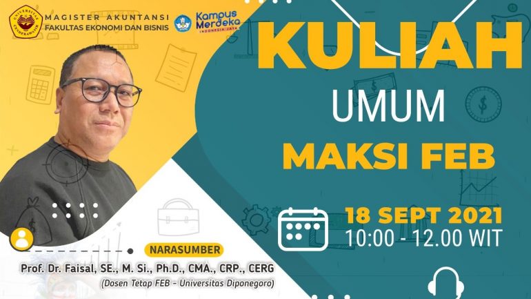Kuliah Umum Invitation dengan Tema How to Develop Your Research to be Publishable