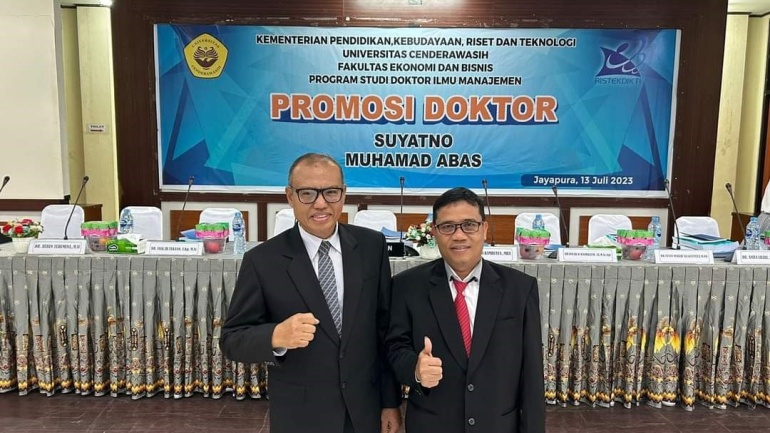 Promosi Doktor  Program Studi Ilmu Manajemen Universitas Cenderawasih Tahun 2023